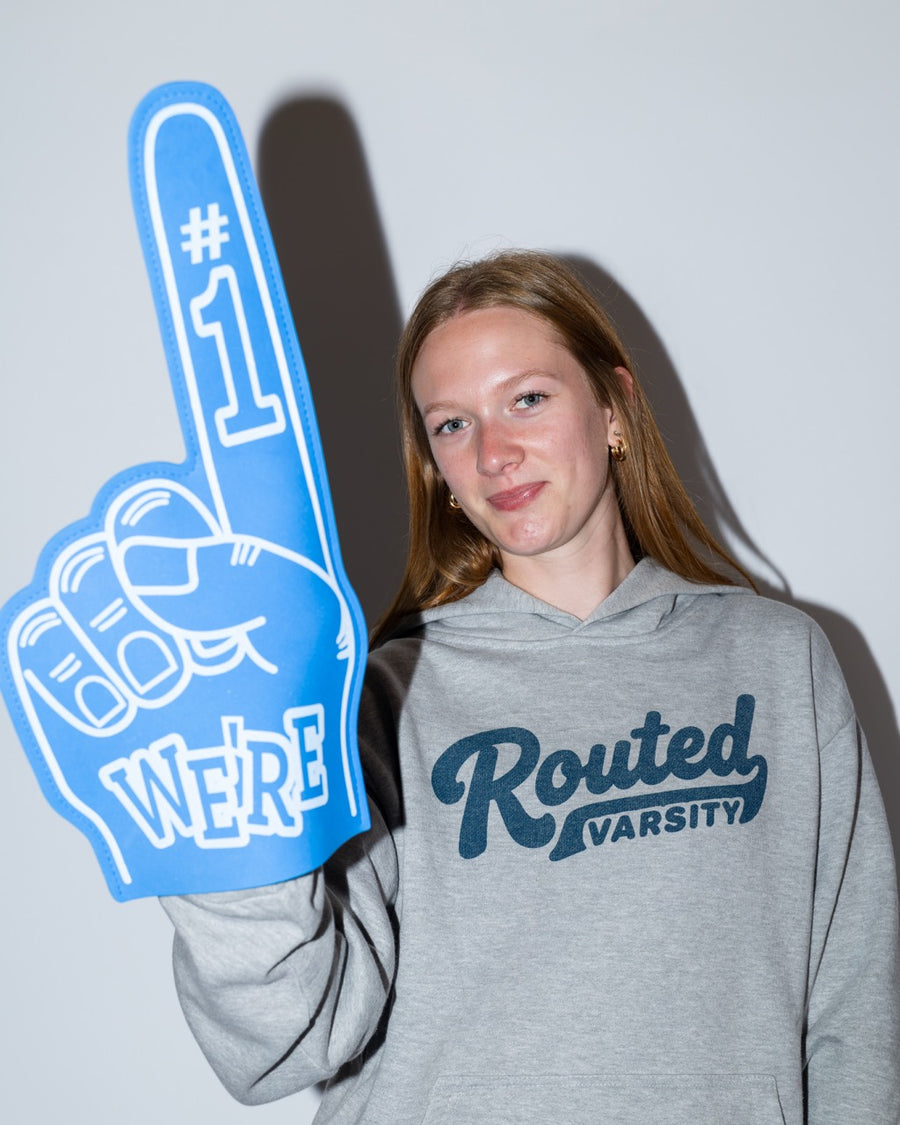 Routed Varsity Hoodie