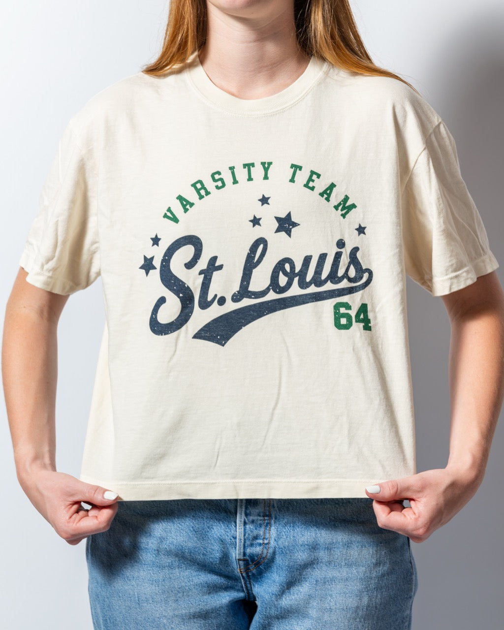 Saint Louis Varsity Team Cropped Tee
