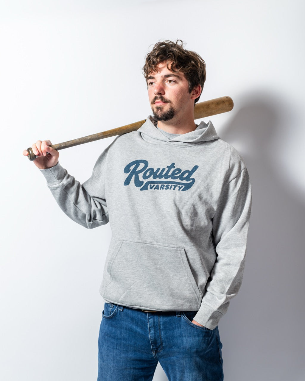Routed Varsity Hoodie