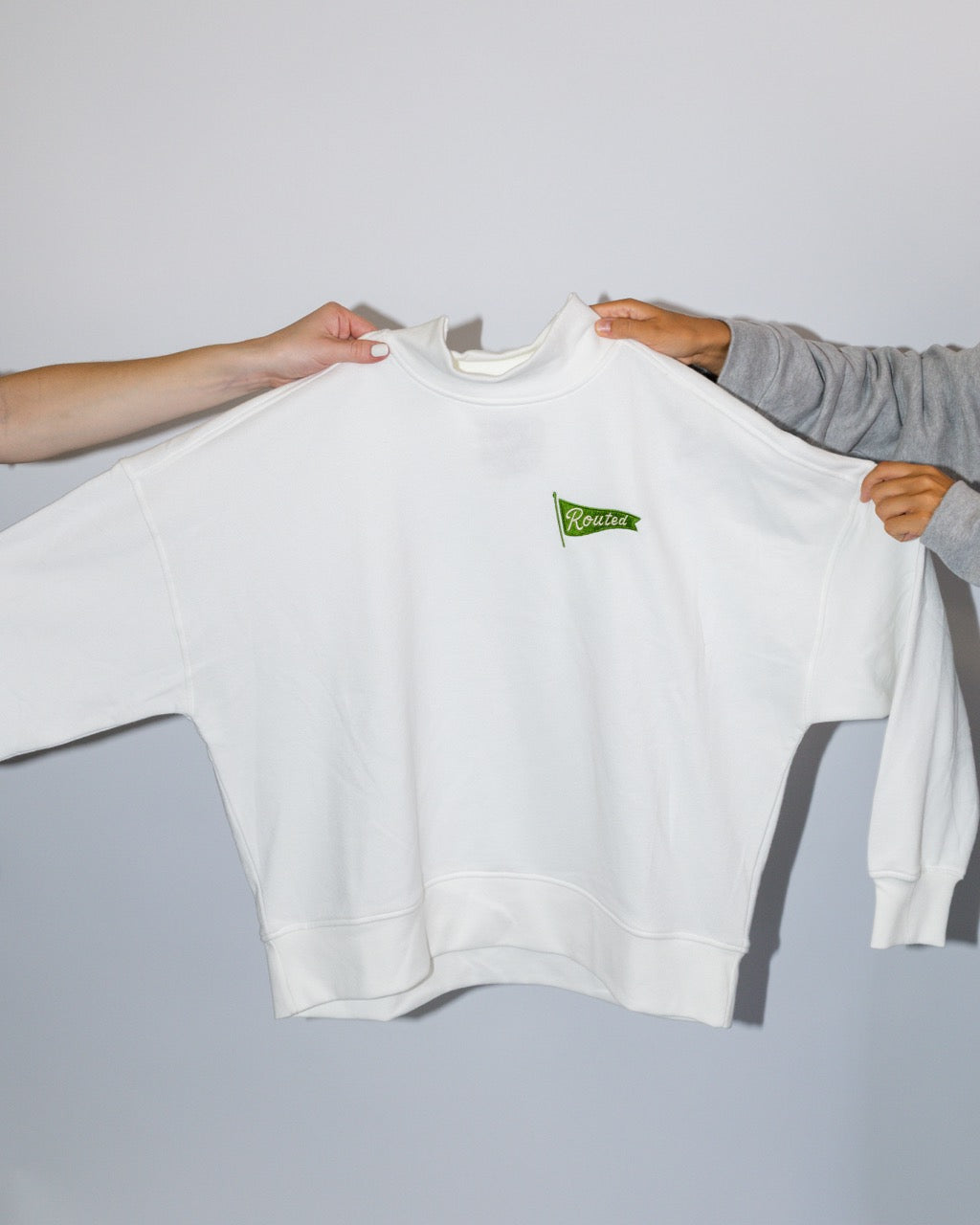 Routed Flag Mockneck