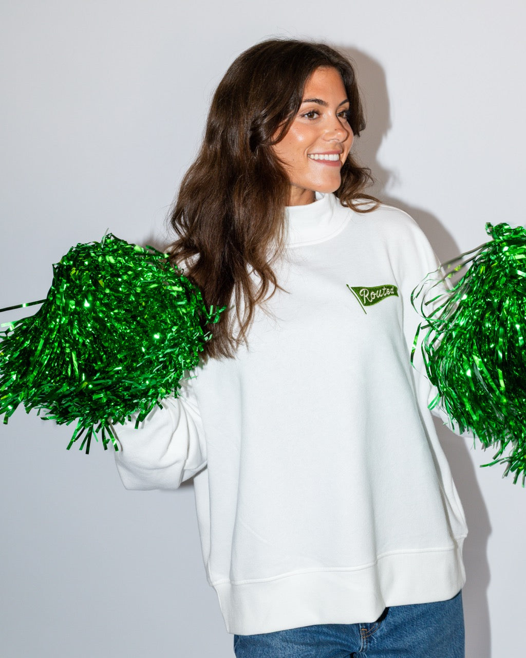Routed Flag Mockneck