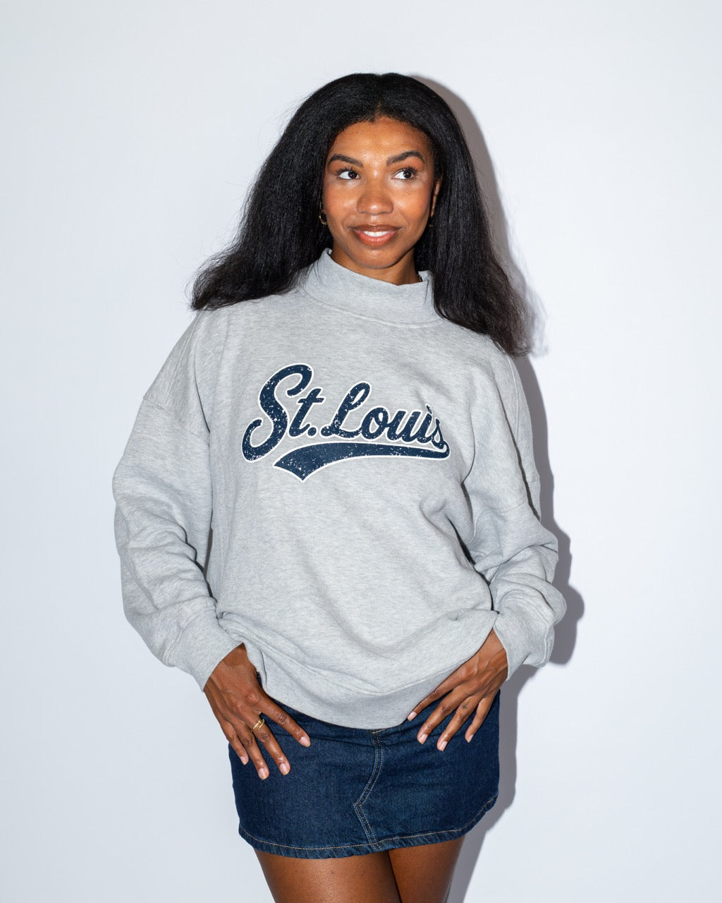 St. Louis Script Mockneck