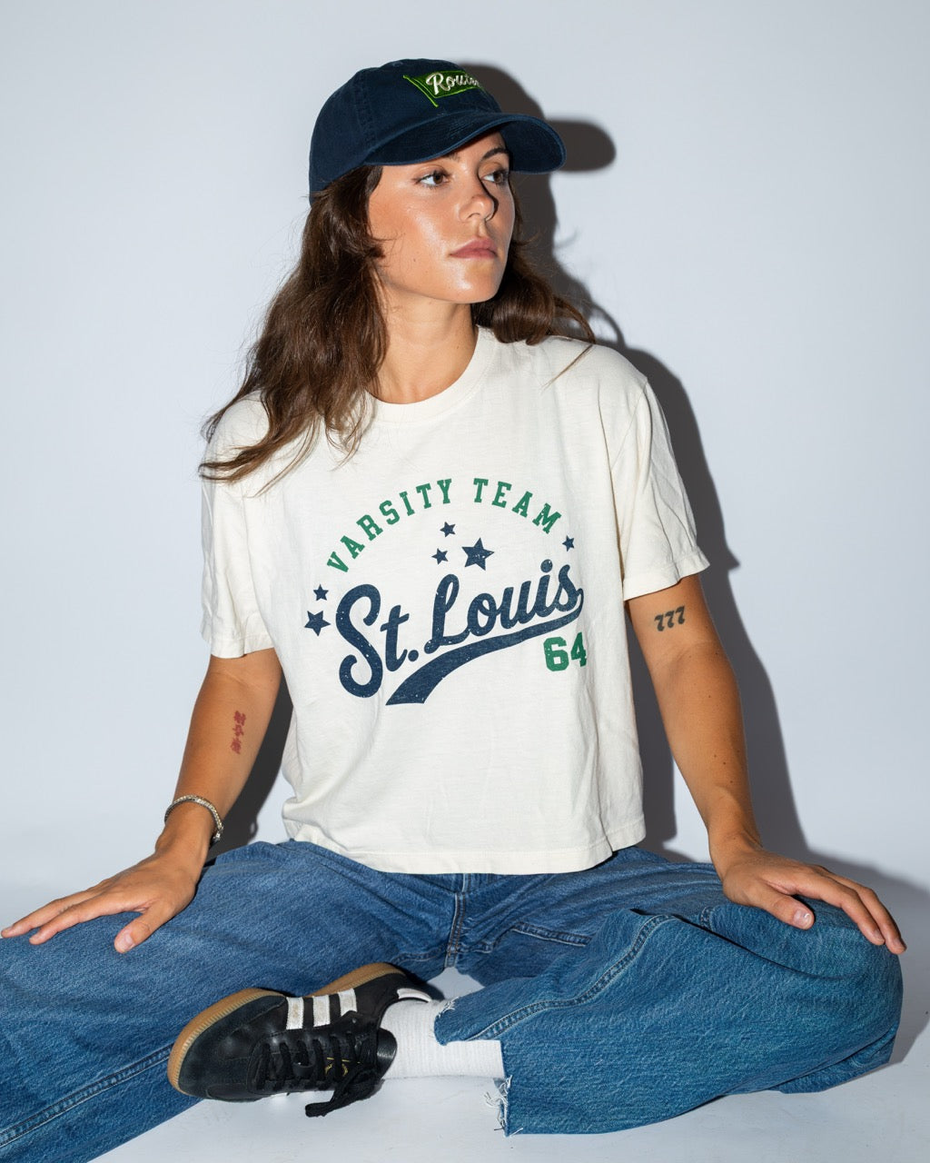 Saint Louis Varsity Team Cropped Tee