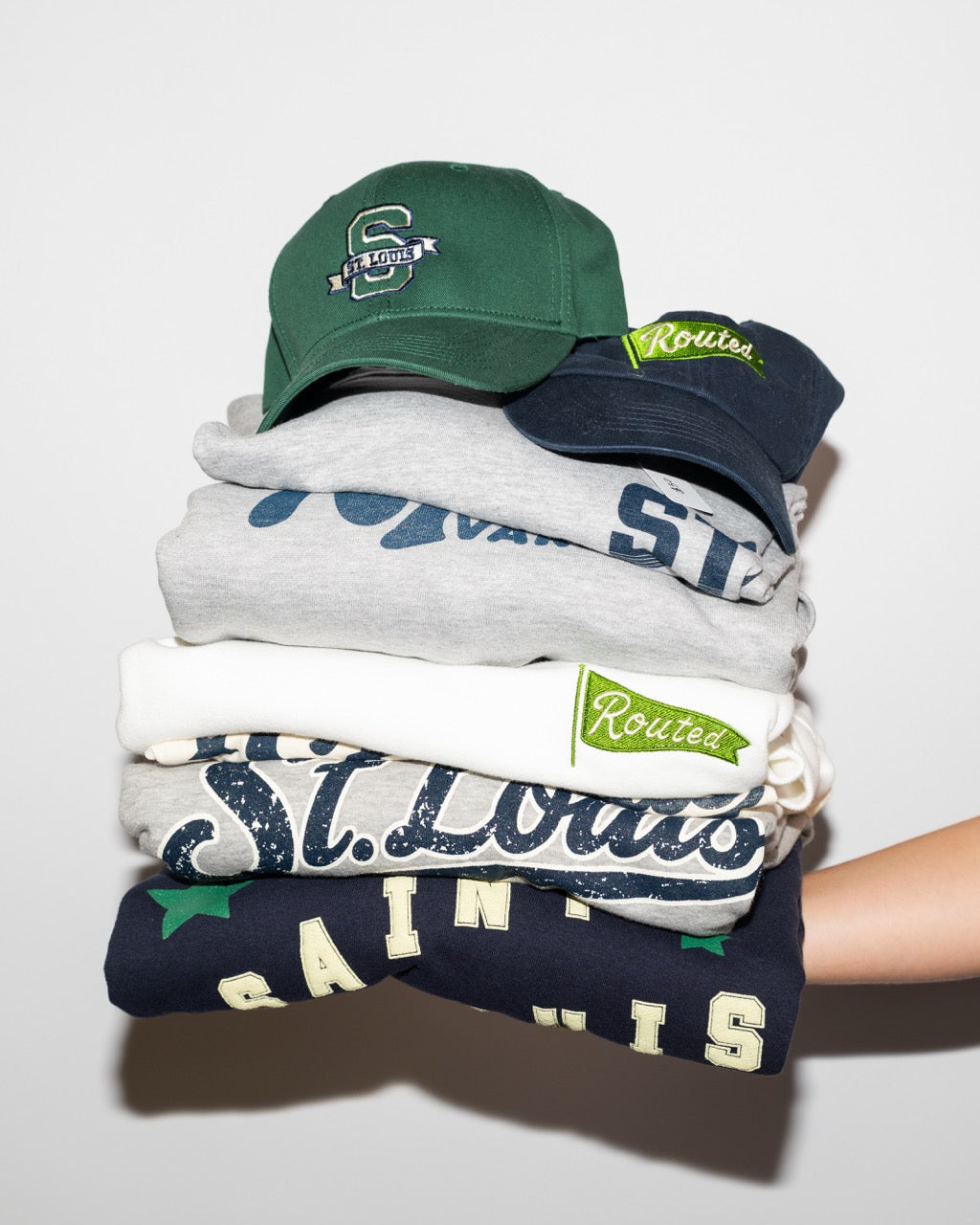 Routed Varsity Hoodie