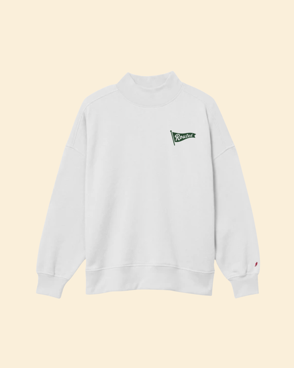 Routed Flag Mockneck